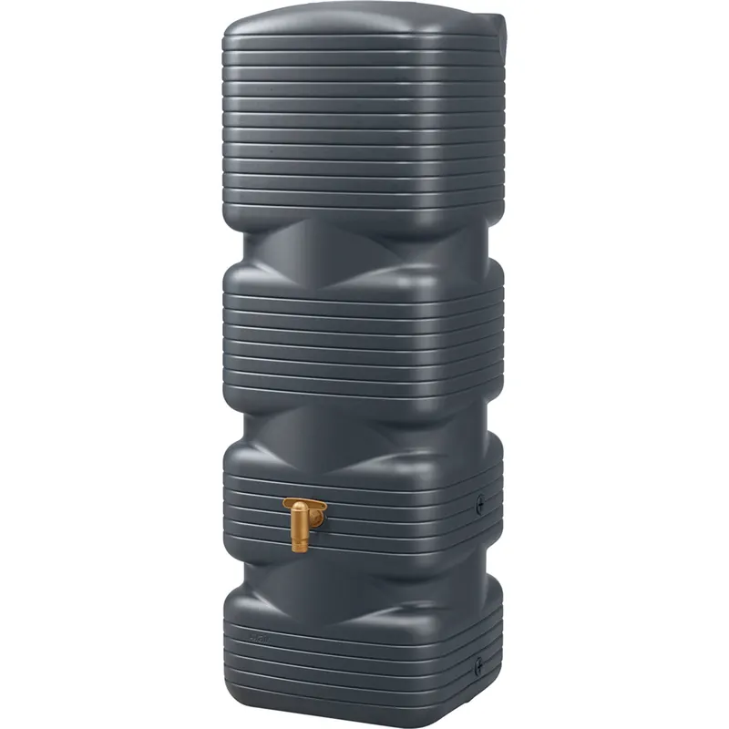 4rain QUADRO Wandtank 170 L inkl. Aqua Quick & Füllautomat Graphite Grey