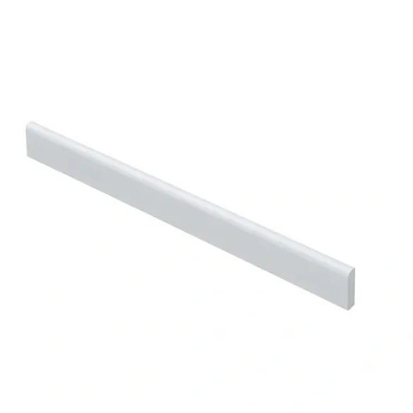 Abschlussleiste, BxLxH: 2,1 x 250 x 0,5 cm, weiß