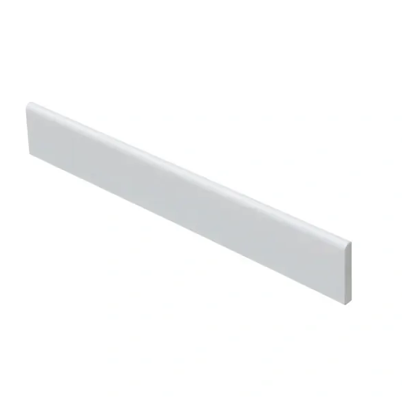 Abschlussleiste, BxLxH: 3,3 x 250 x 0,5 cm, weiß
