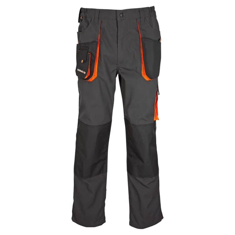 Arbeitshose grau/orange Gr. 52