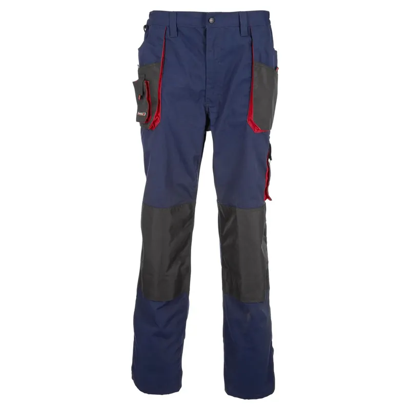Arbeitshose marineblau/rot Gr. 58