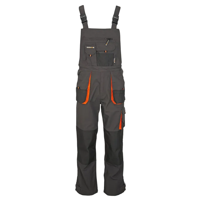Arbeitslatzhose grau/orange Gr. 56