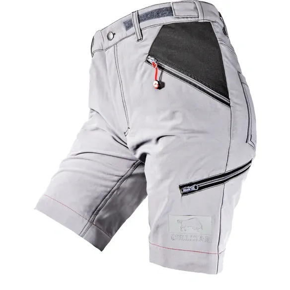 Arbeitsshort »FLEX-ON«, Größe: 56, platingrau, mit Stretch