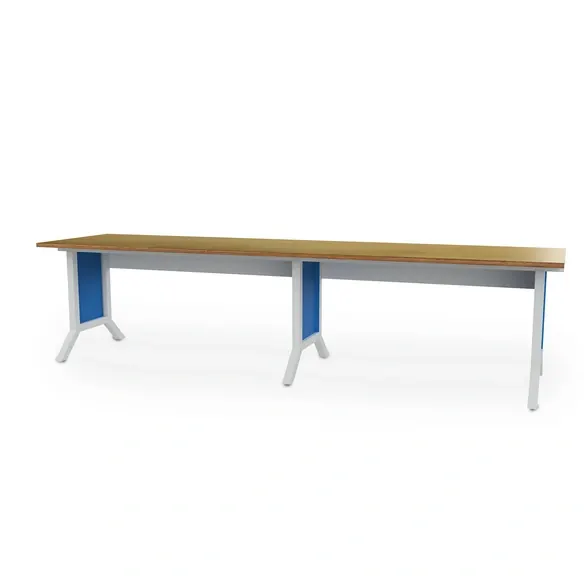 Arbeitstisch, BxHxT: 300 x 73,5 x 75 cm, mit Klemmfeststellung