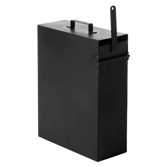 Ascheeimer, BxL: 14,5 x 36,5 cm, Zink