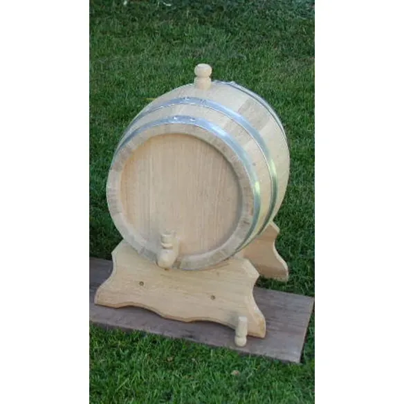 Aufbewahrung, Partyfass mit Hahn, 3 l, eiche paraffiniert