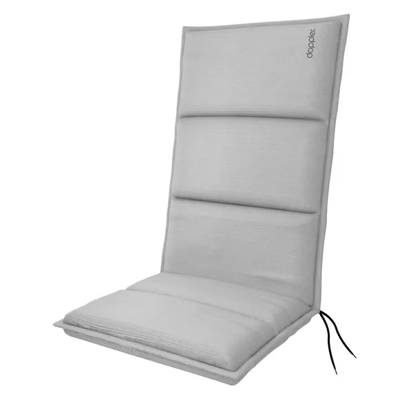 Auflage »City «, BxHxL: 48 x 6 x 119 cm, aus 100% Polyester, grau