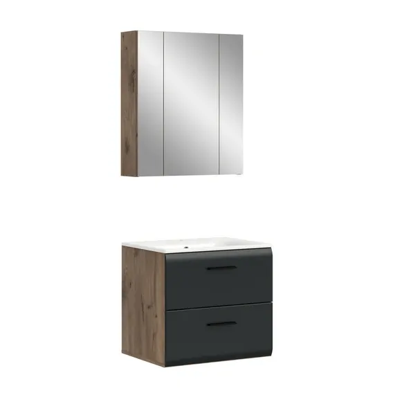 Badmöbel-Set, BxHxT: 60 x 185 x 46 cm, 3-teilig
