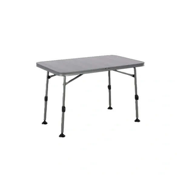 Campingtisch, LxBxH: 115 x 70 x 75cm, Alu-Gestell, grau