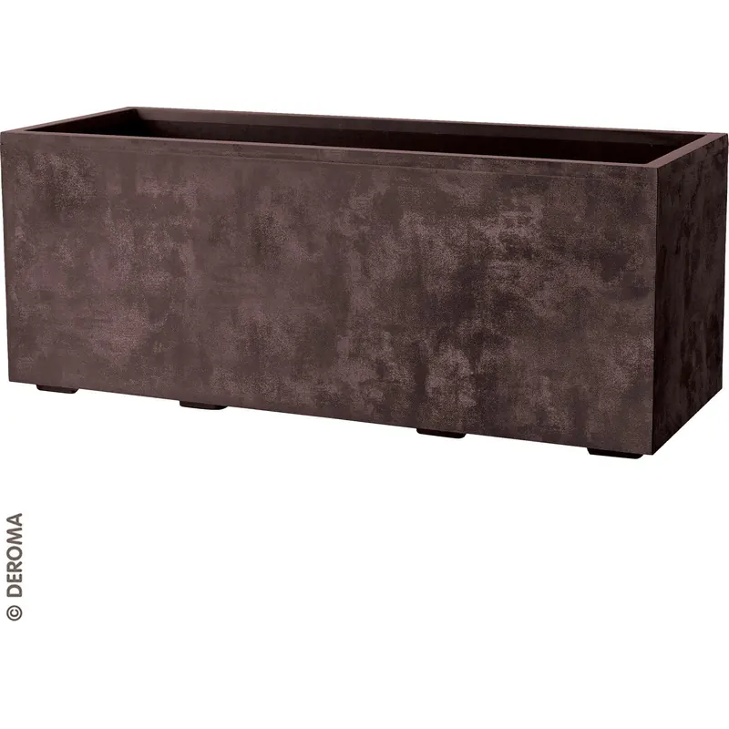 Deroma Pflanzkasten "Millenium" 99 cm mit Wasserreservoir, Brownstone