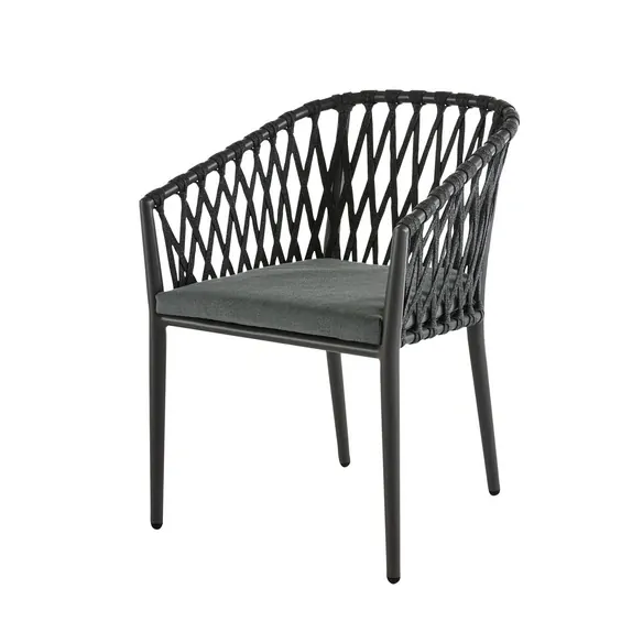 Diningsessel »Rope«, BxH: 58 x 70 cm, dunkelgrau