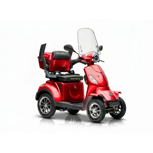 E-Roller, 25 km/h, BxHxT: 67 x 100 x 152 cm, rot