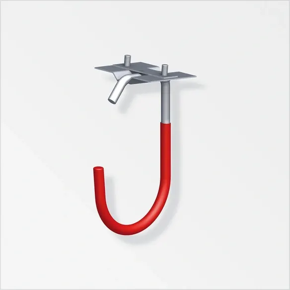 Fahrradhaken, Breite: 9 cm, Aluminium
