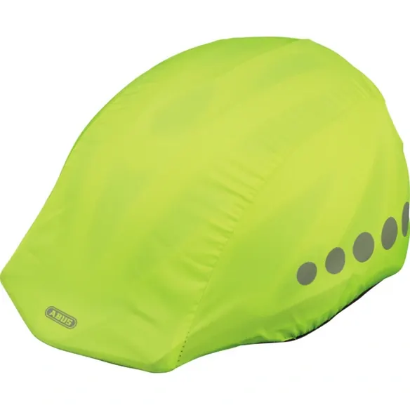 Fahrradzubehör, Regenkappe für Fahrradhelm gelb