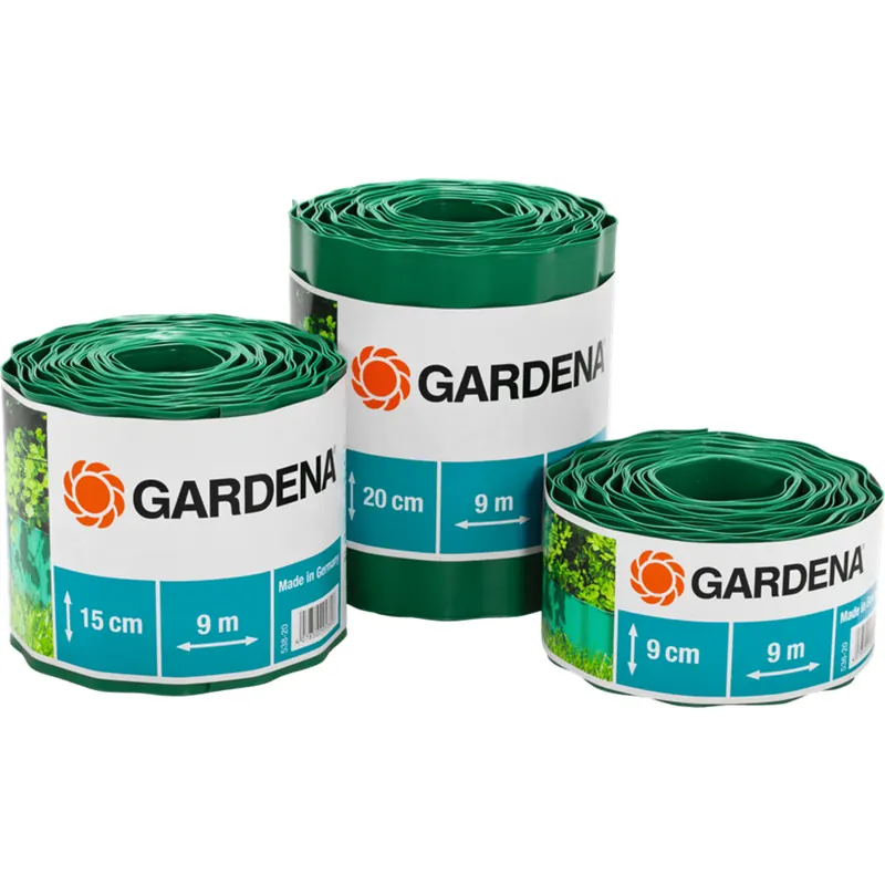 GARDENA Beeteinfassung Grün, H 20cm/L 9m