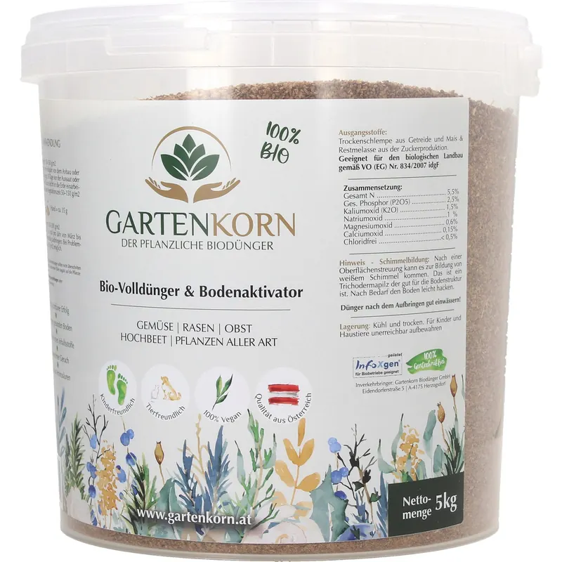Gartenkorn Biologischer Volldünger, 17 kg