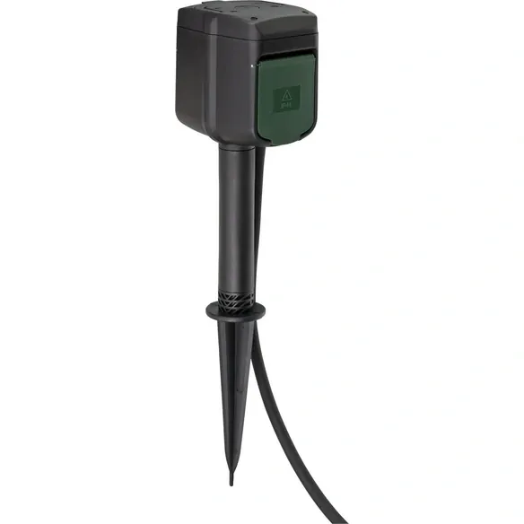 Gartensteckdose »Connect«, WiFi Gartensteckdose mit Erdspiess 2fach 3m Kabe IP44