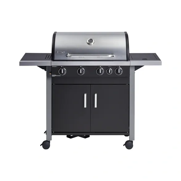 Gasgrill »Chicago«, schwarz, 16 kW, Grillfläche: 71 x 42 cm