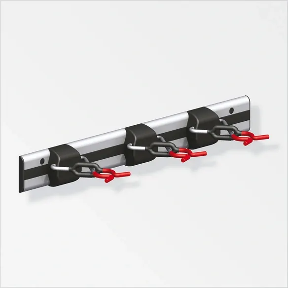 Gerätehalter, Breite: 100 cm, Aluminium