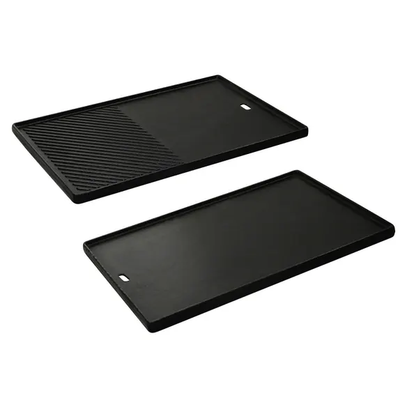Grill-Wendeplatte »Switch Grid«, Emailliertes Gusseisen, HxLxT: 1,5 x 43 x 31,5 cm