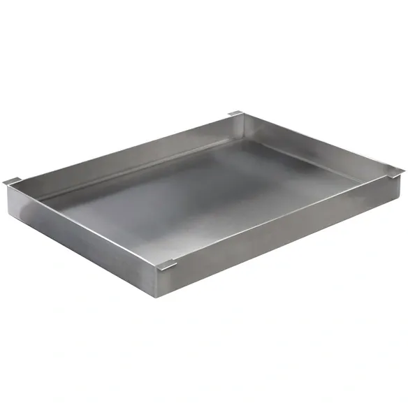 Grillpfanne, Edelstahl, HxLxT: 3,5 x 44,5 x 31 cm