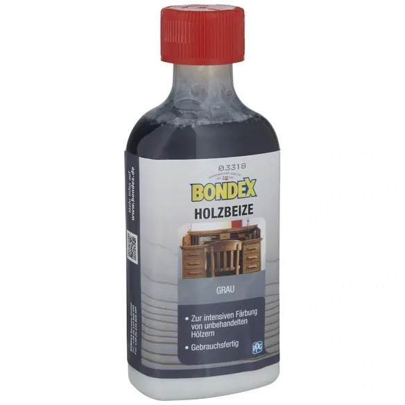 Holzbeize, grau, lasierend, 0.25l
