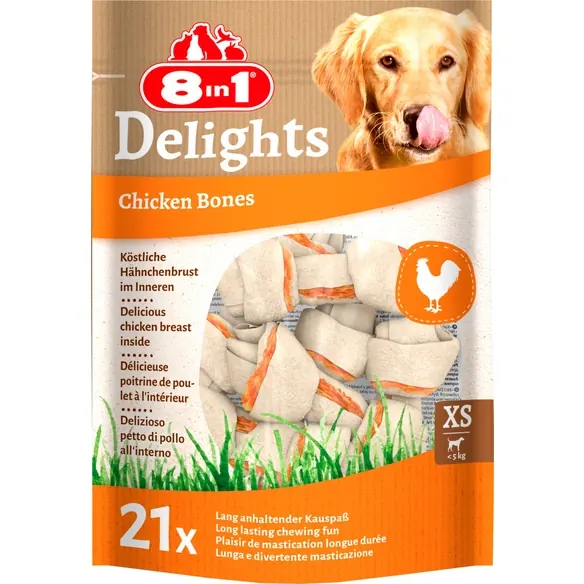 Hunde-Kauknochen »Delights«, 268 g, Huhn
