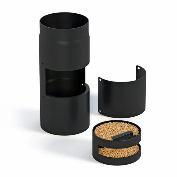 Kaminfilter »Sauberling«, schwarz