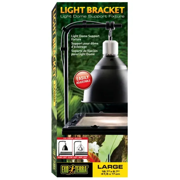 Lampenhalterung »Lichtklammer«, schwarz, Anwendungsbereich: Terrarium