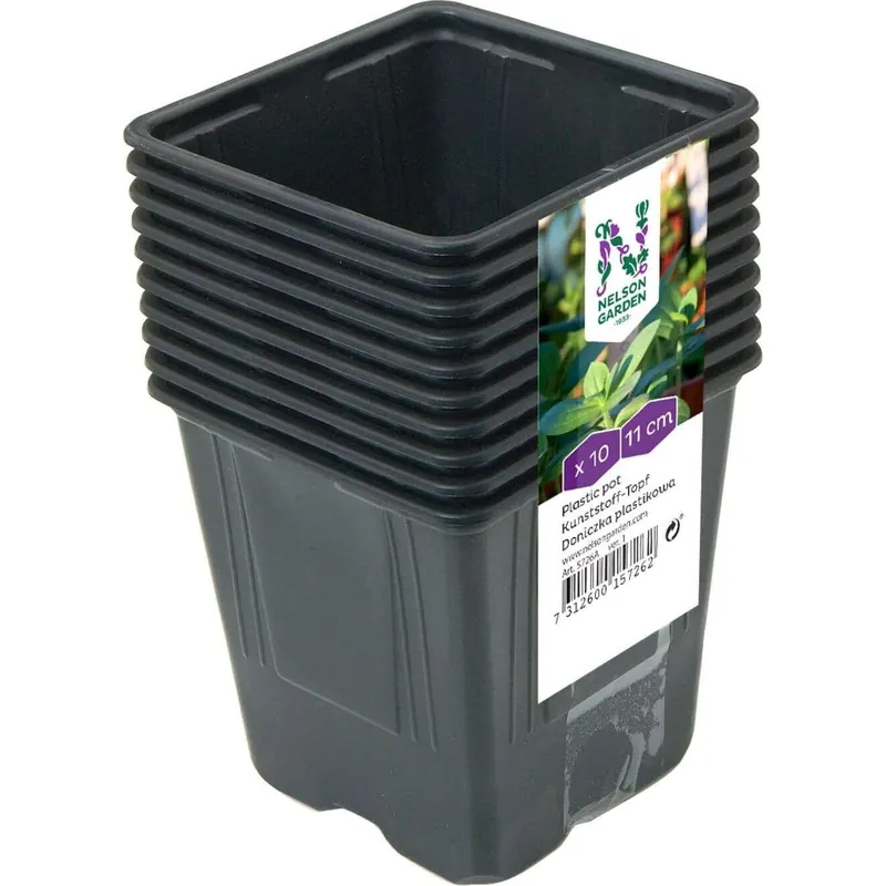 Nelson Garden Anzuchttopf Kunststoff 11 cm, 10 Stück