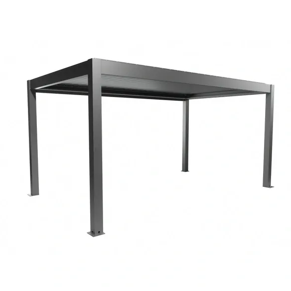 Pergola »Gr. 5 x 3«, BxHxT: 515,5x 312x 264 cm, quarzgrau-metallic