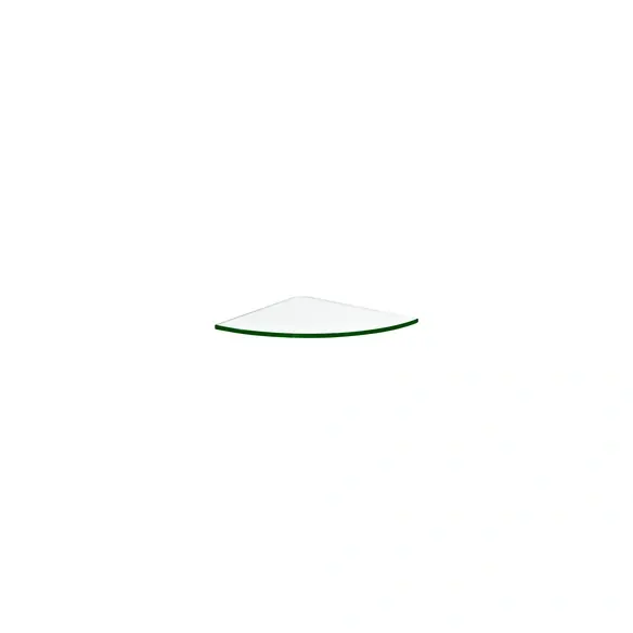 Regal »Glassline Corner«, Glas, klar, BxL: 200 x 200 mm