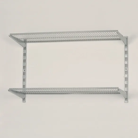 Regalset »Storage«, BxHxL: 82,8 x 47,3 x 33,2 cm, weiß, aluminiumfarben