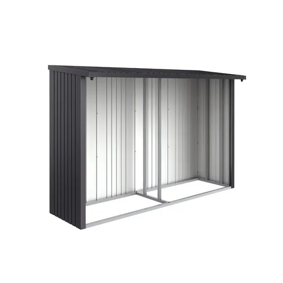 Rückwand, BxHxT: 288,6 x 196,5 x 1,1 cm, für WoodStock, WS 300, dunkelgrau-metallic