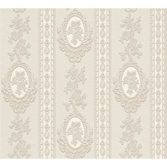 Strukturprofiltapete »Royal III«, creme/beige, strukturiert