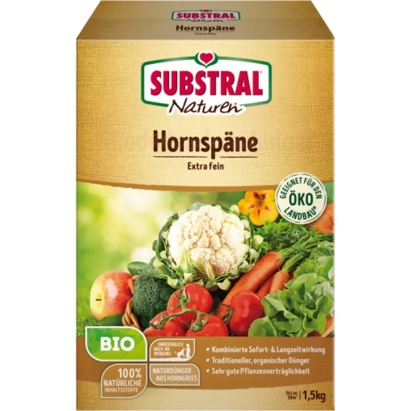 SUBSTRAL® Naturen® Hornspäne, 3 kg