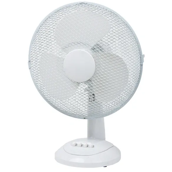 Tischventilator, 30 W, Ø: 30 cm, 3 Stufen, oszillierend