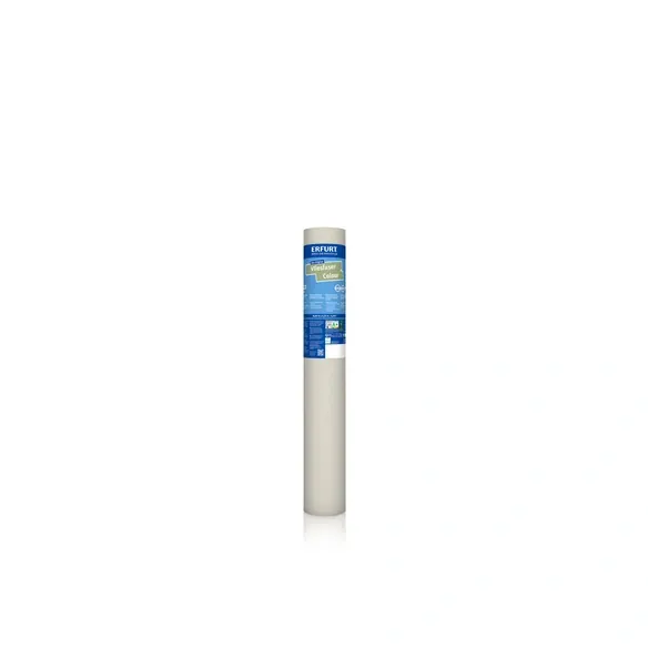 Vliestapete »Vliesfaser Colour 302-4«, 53 cm x 1005 cm, beige dunkel