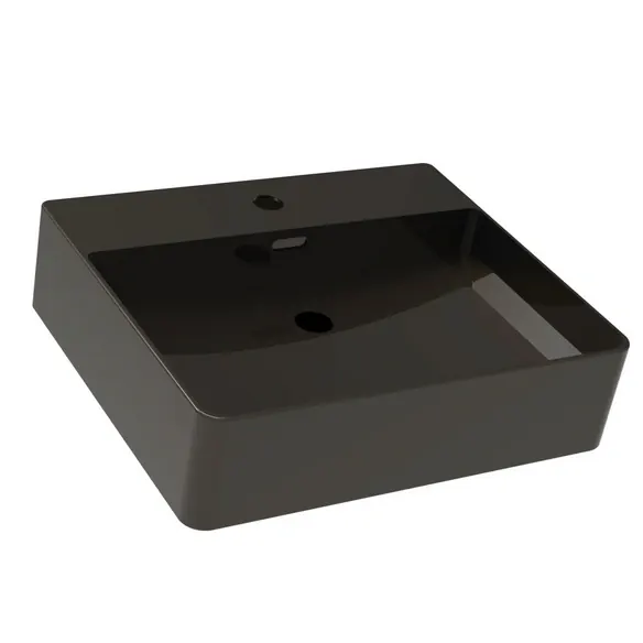 Waschbecken, Keramik BLACK 500x130x420