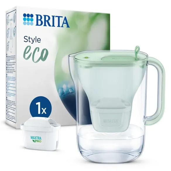 Wasserfilterkanne »Style eco«, 2,4 L, hellgrün