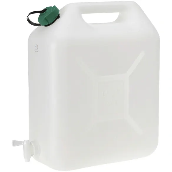 Wasserkanister, 20 l, weiß, Höhe: 44 cm